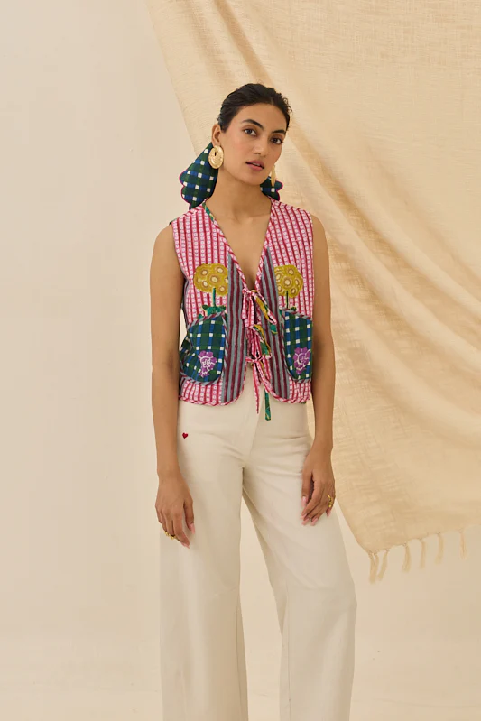 Lali Multiprint Waistcoat - Image 4