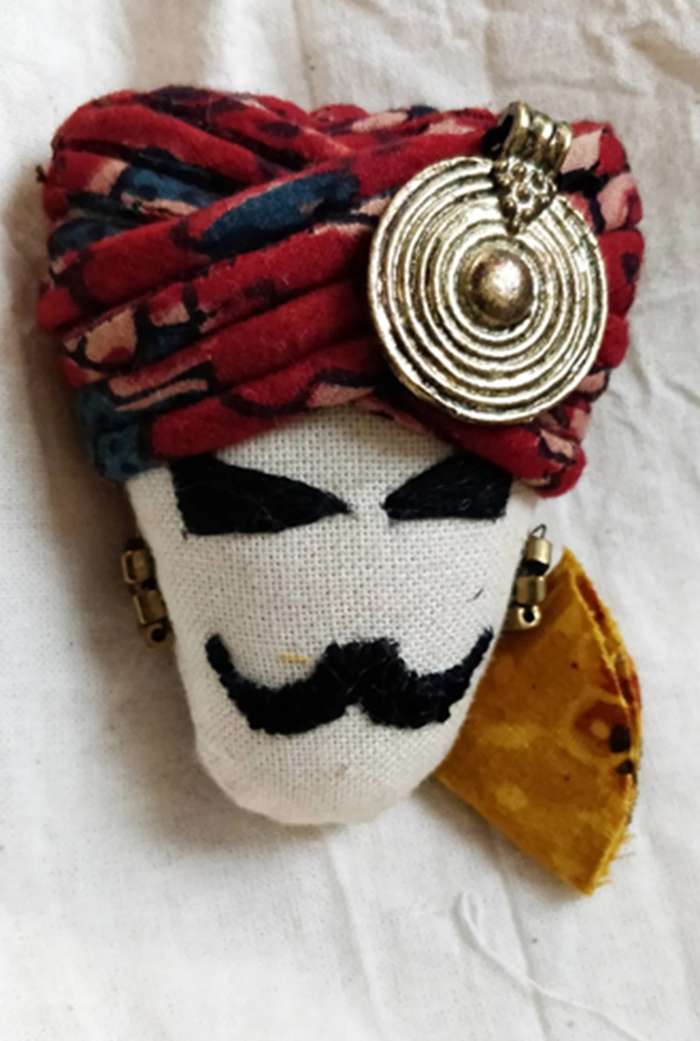 Maldhari Man Brooch Pin