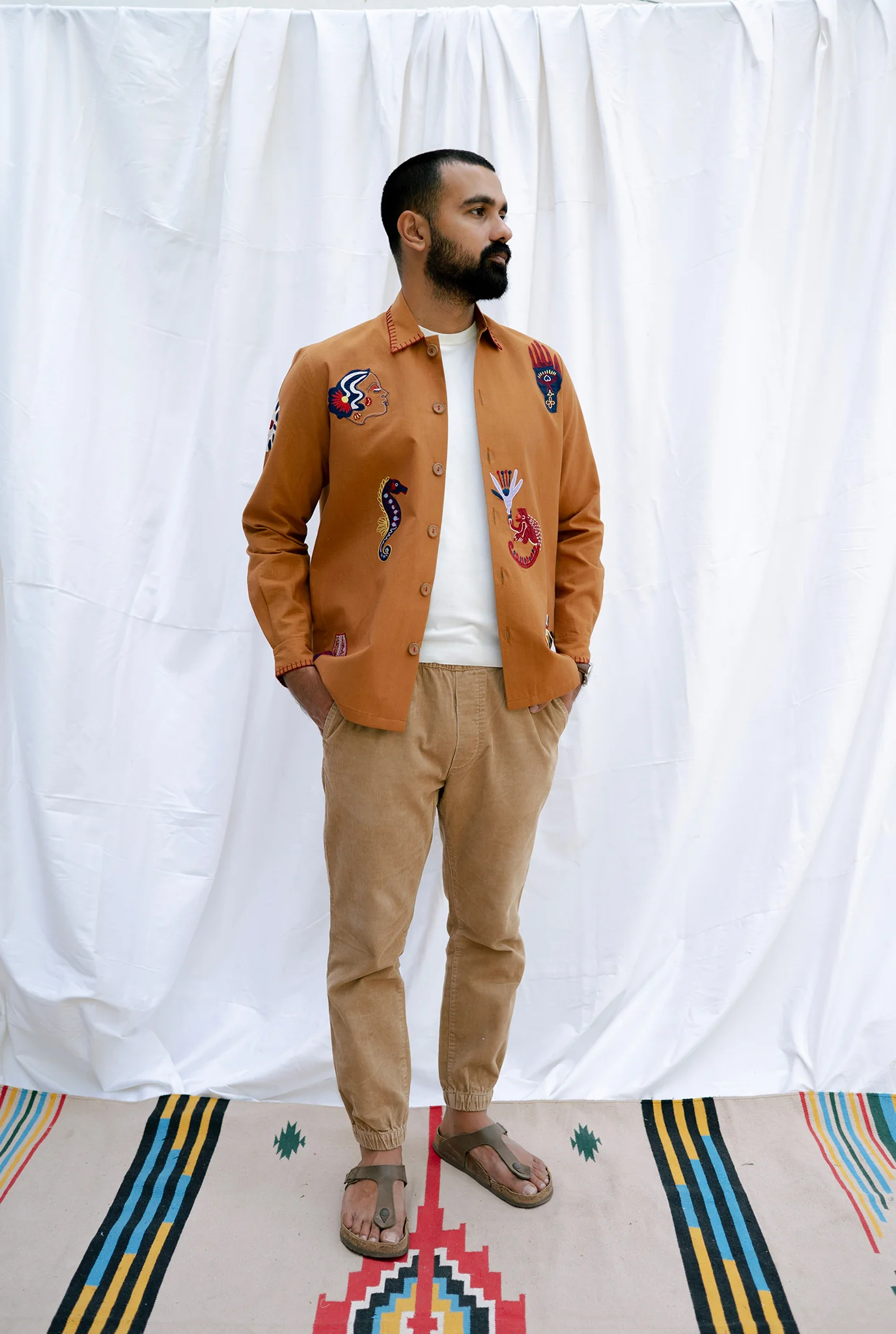 Mayan Applique Jacket - Image 4