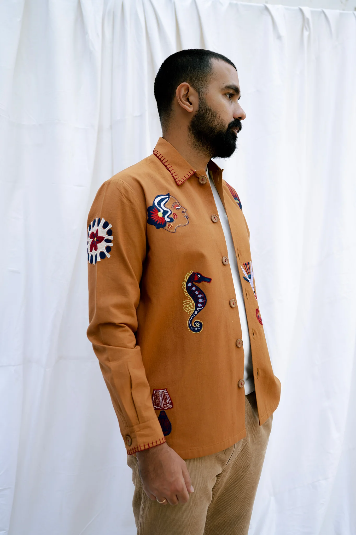 Mayan Applique Jacket - Image 5