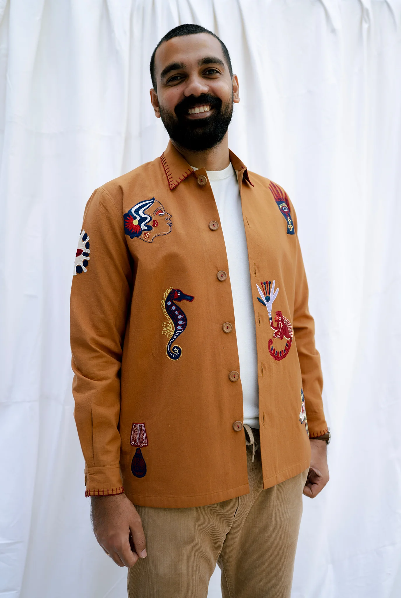 Mayan Applique Jacket - Image 6