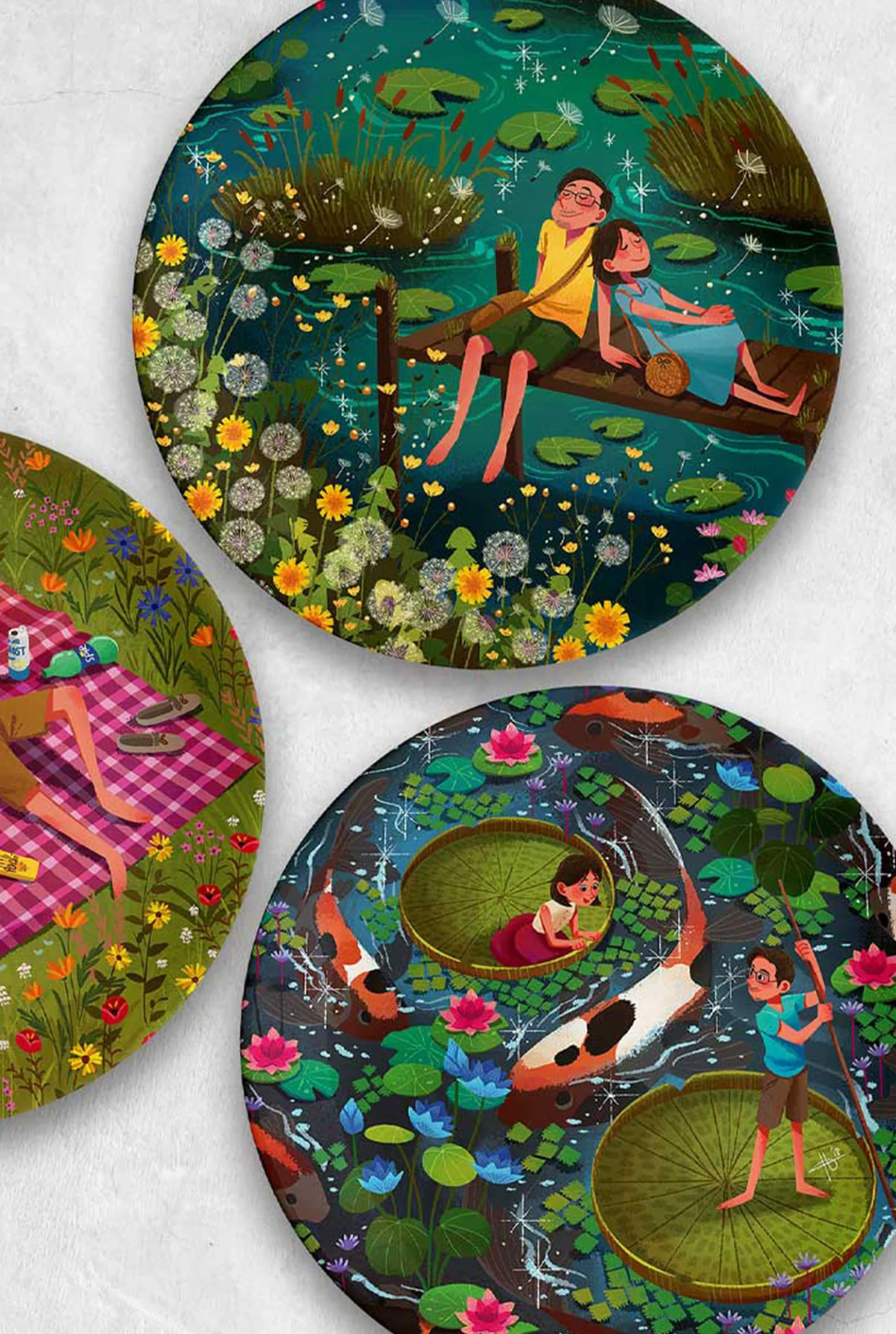 Moments Of Love (Decor Plate Set Of 3 ) - Image 4