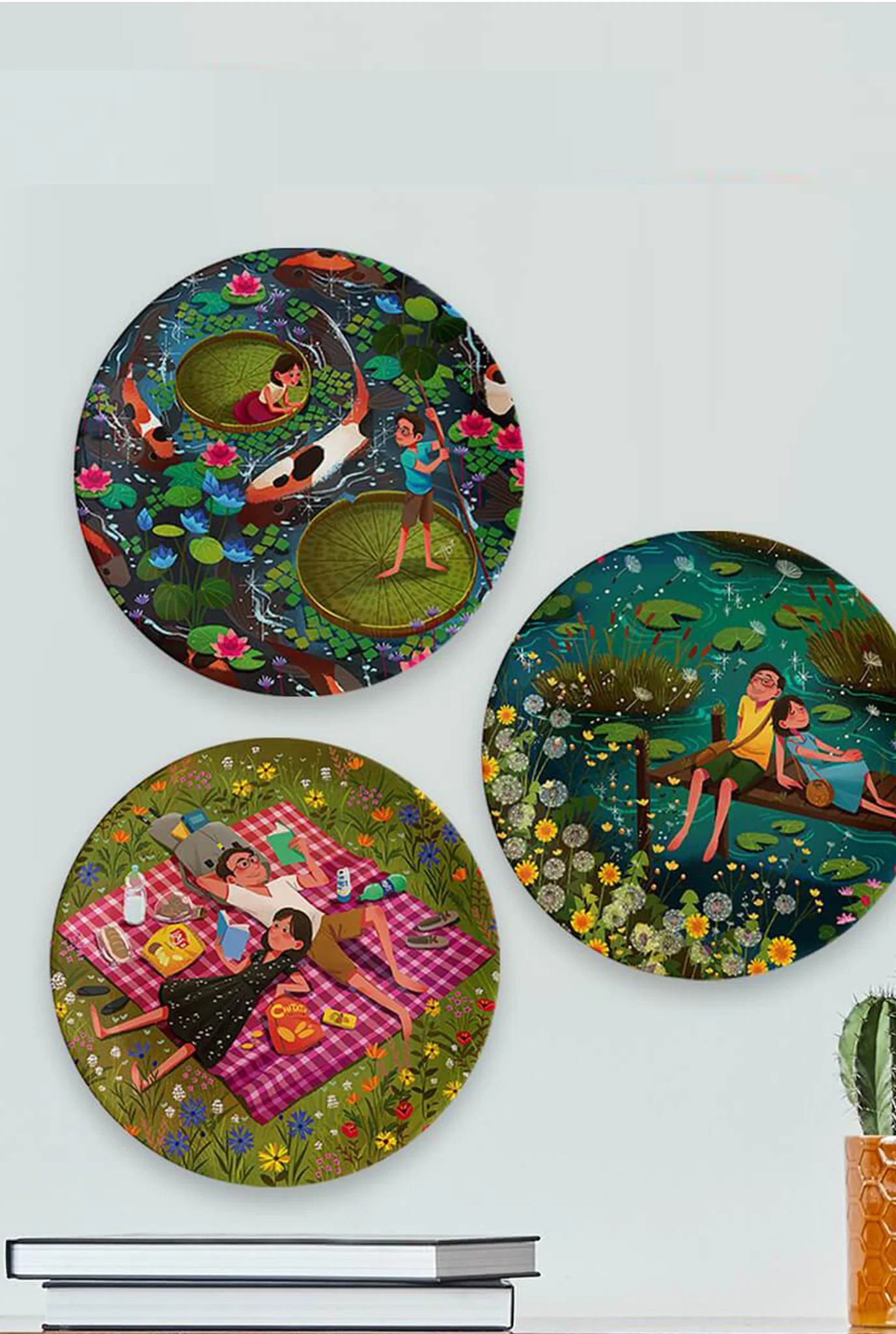 Moments Of Love (Decor Plate Set Of 3 ) - Image 5
