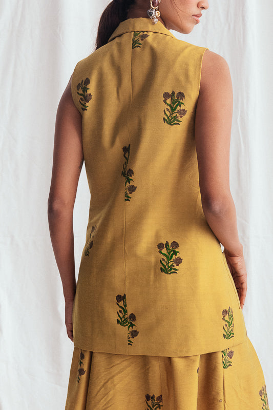 Nimbu Silk Blazer - Image 7