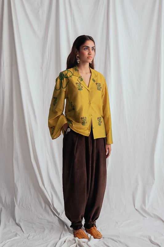 Nimbu Silk Shirt - Image 4