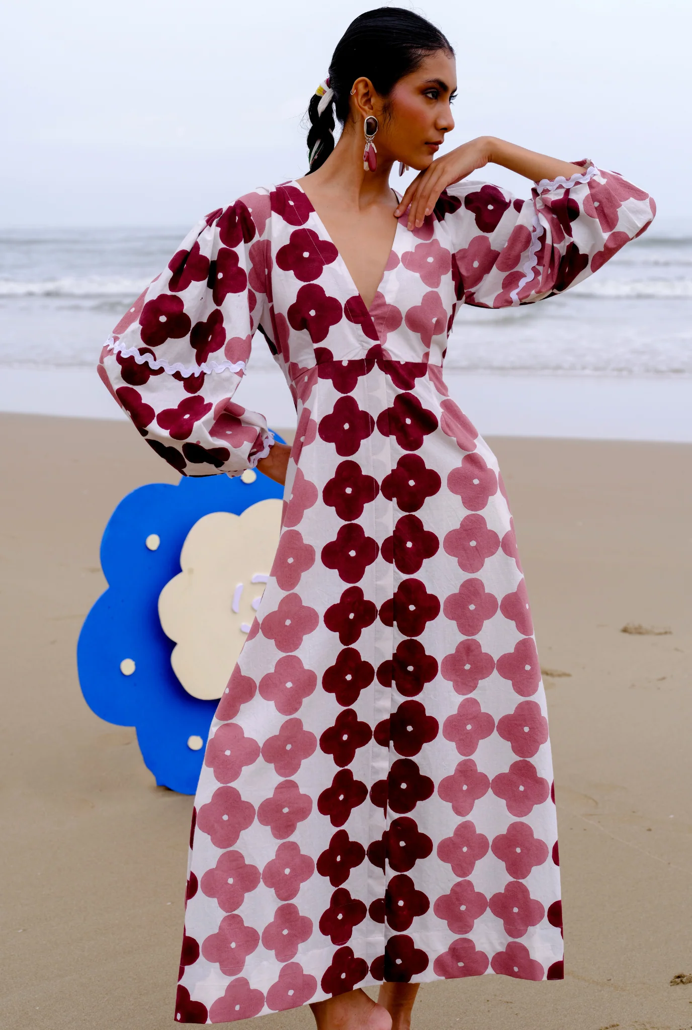 Okapi Peasant Dress - Image 5