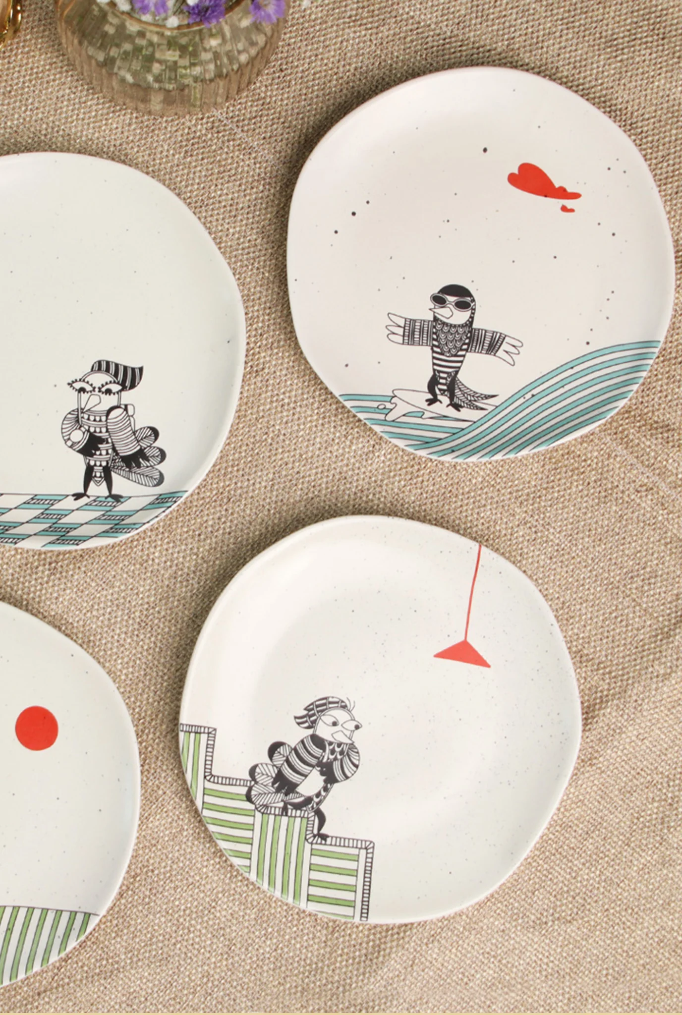 On Course Quarter Plates (Set Of 4) - Image 2