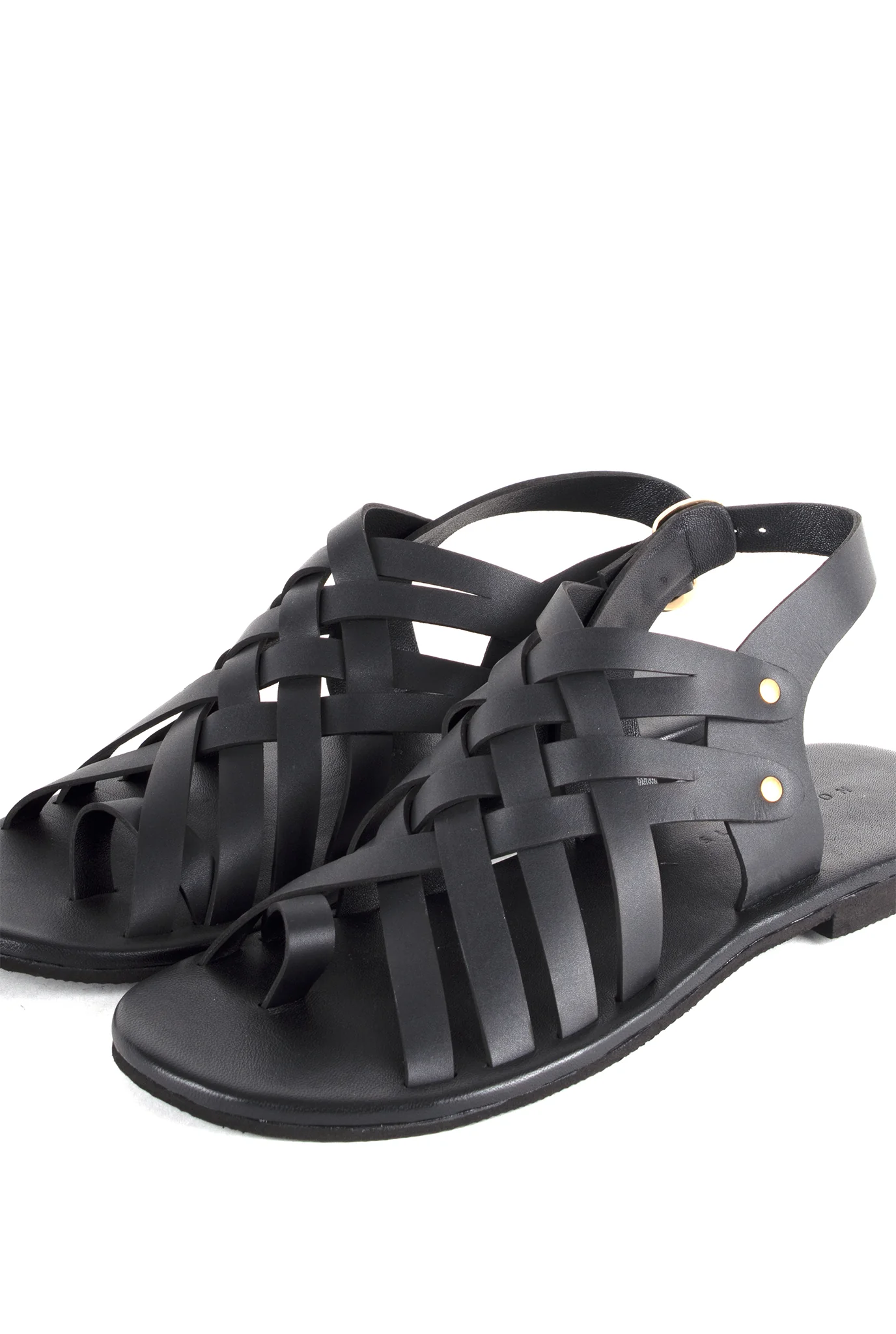 All-Strap Leather Unisex Sandals