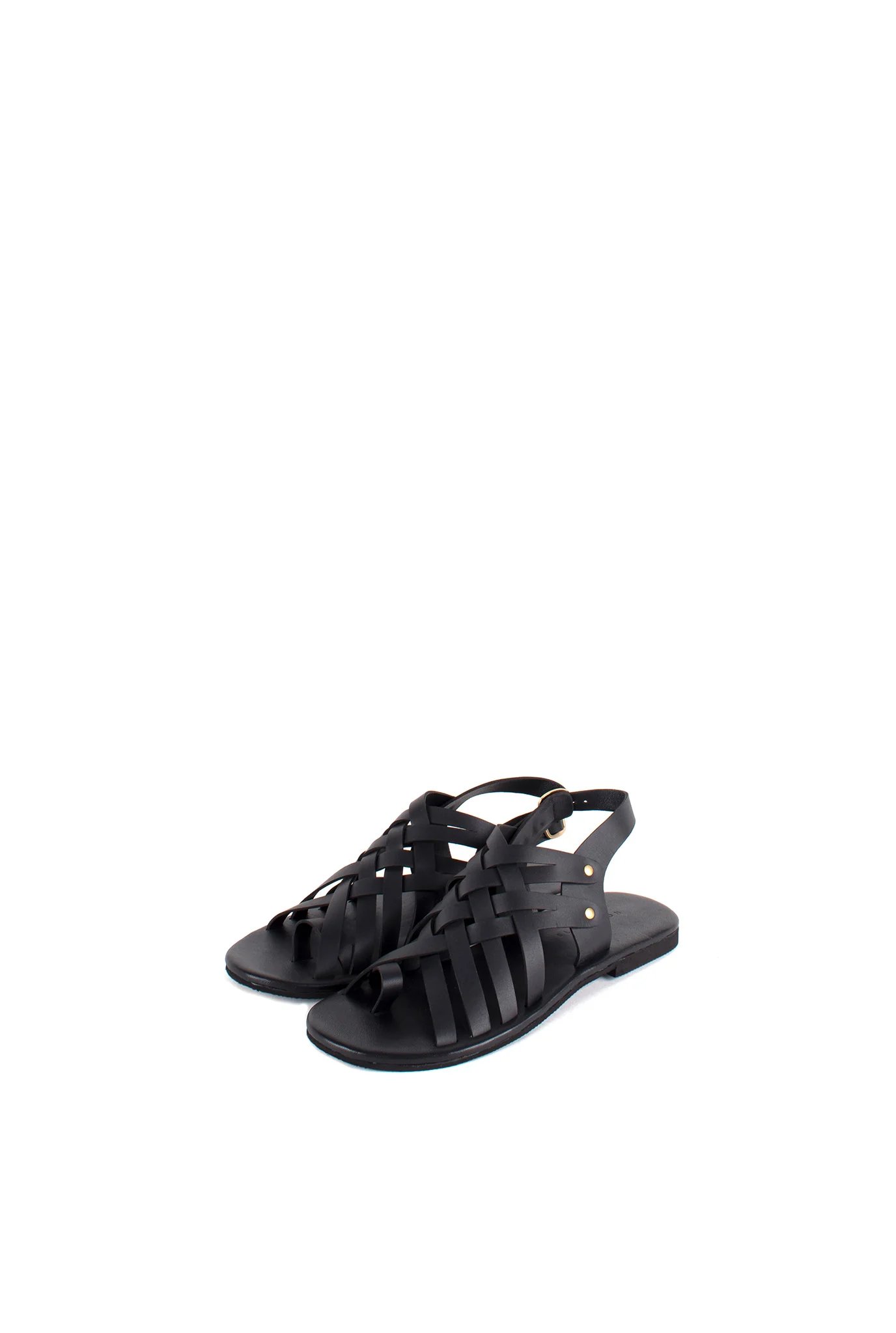 All-Strap Leather Unisex Sandals - Image 9