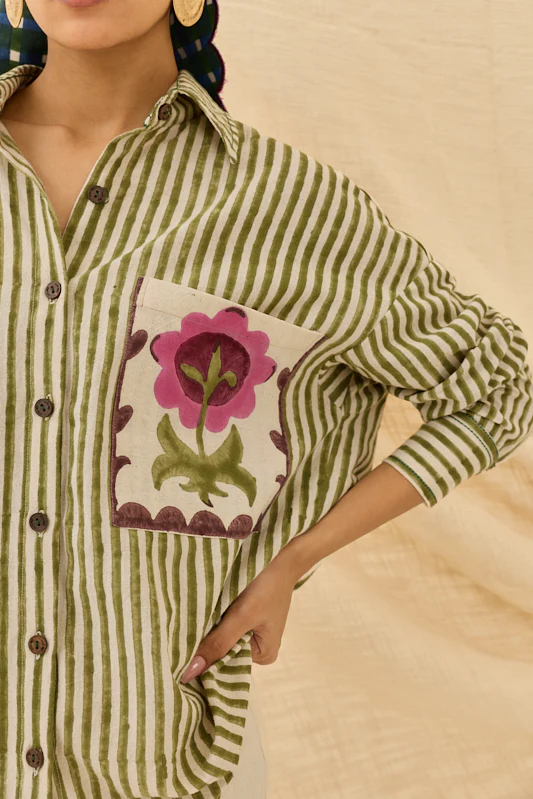 Pihu Handloom Shirt - Image 3