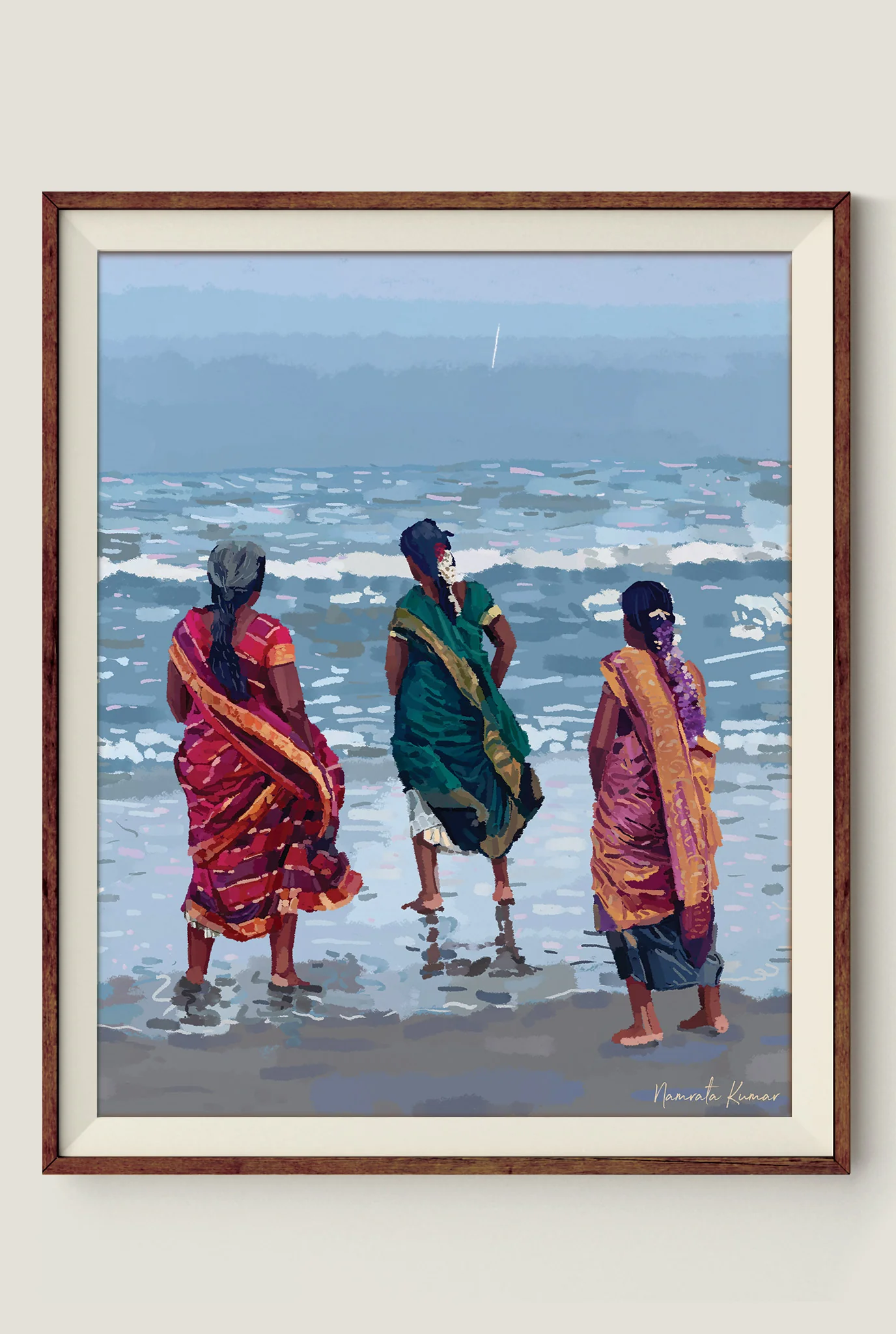 Pondi By The Sea  Art Print