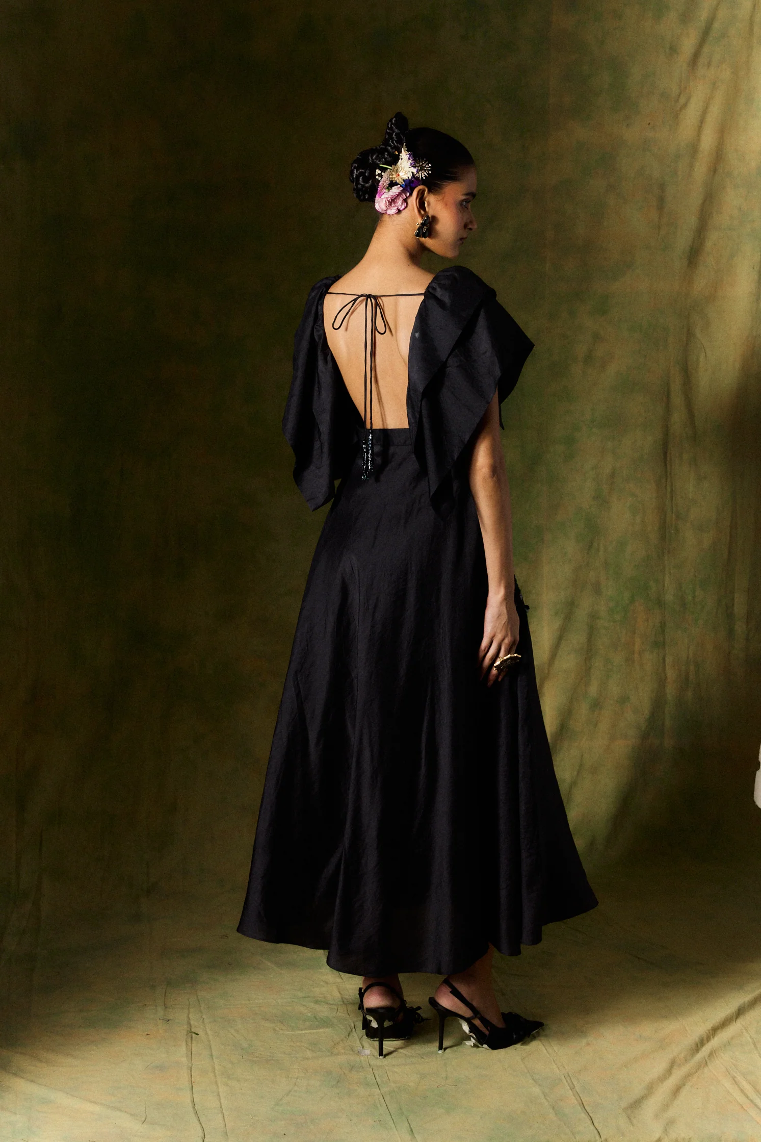 Rania Silk Dress - Image 8