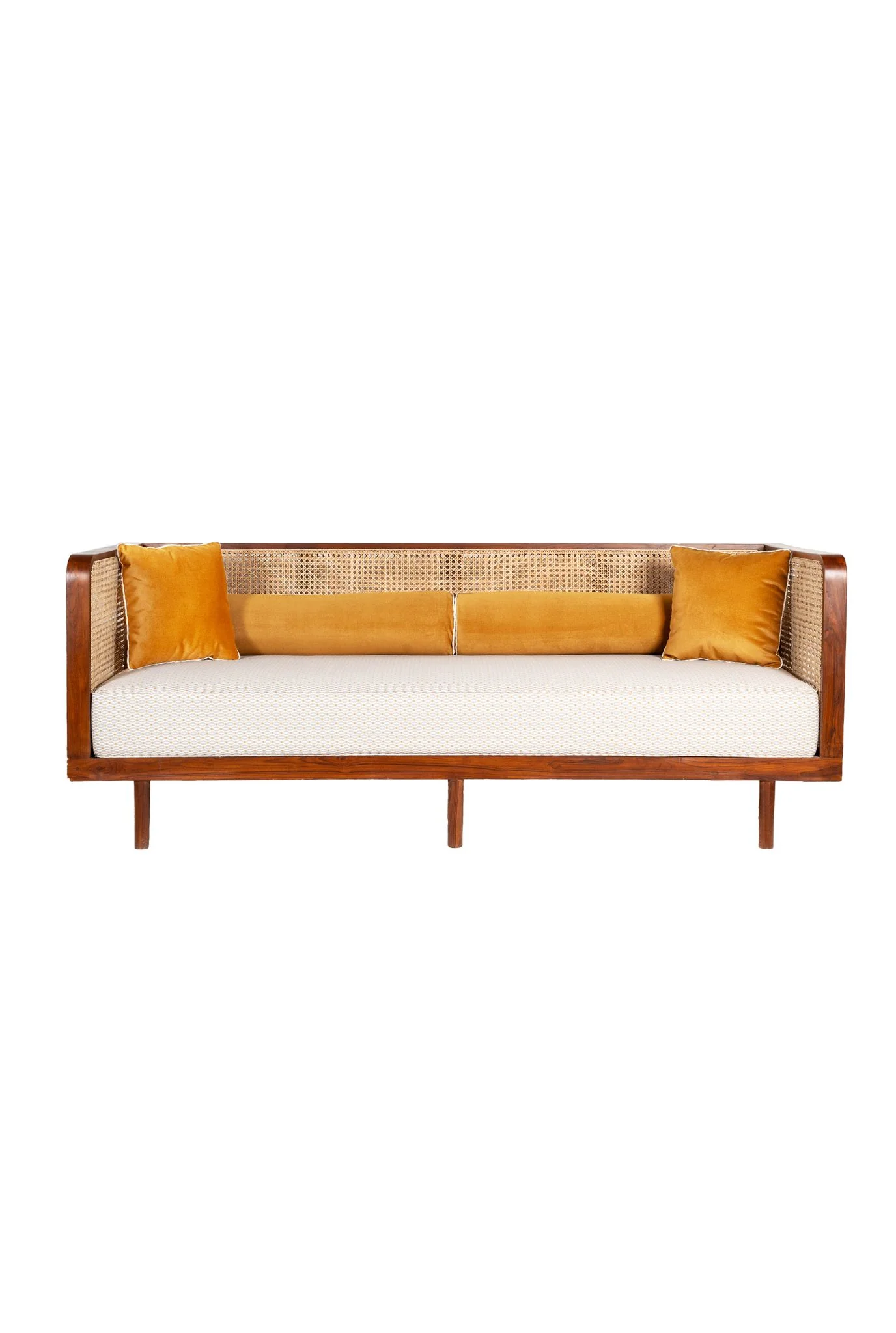 Ravah teak wood sofa - Image 4