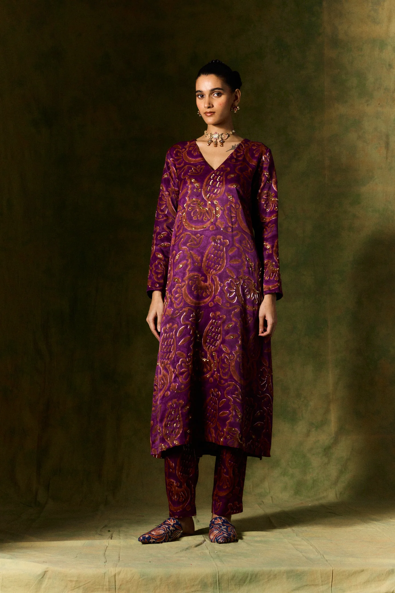 Saanjh Silk Kurta Set - Image 5