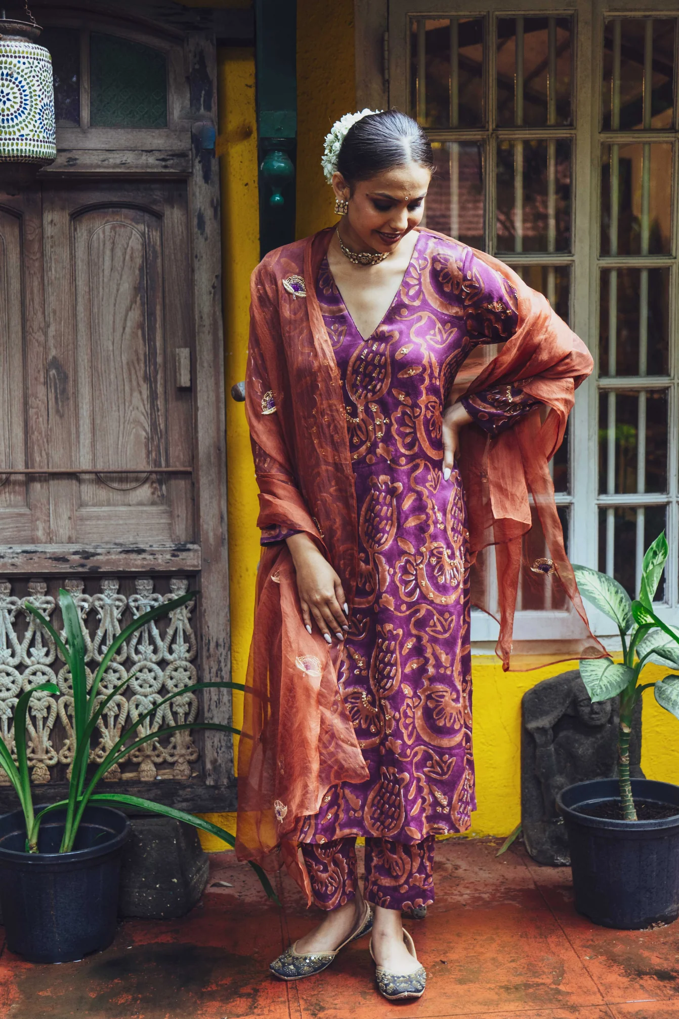 Saanjh Silk Kurta Set - Image 6