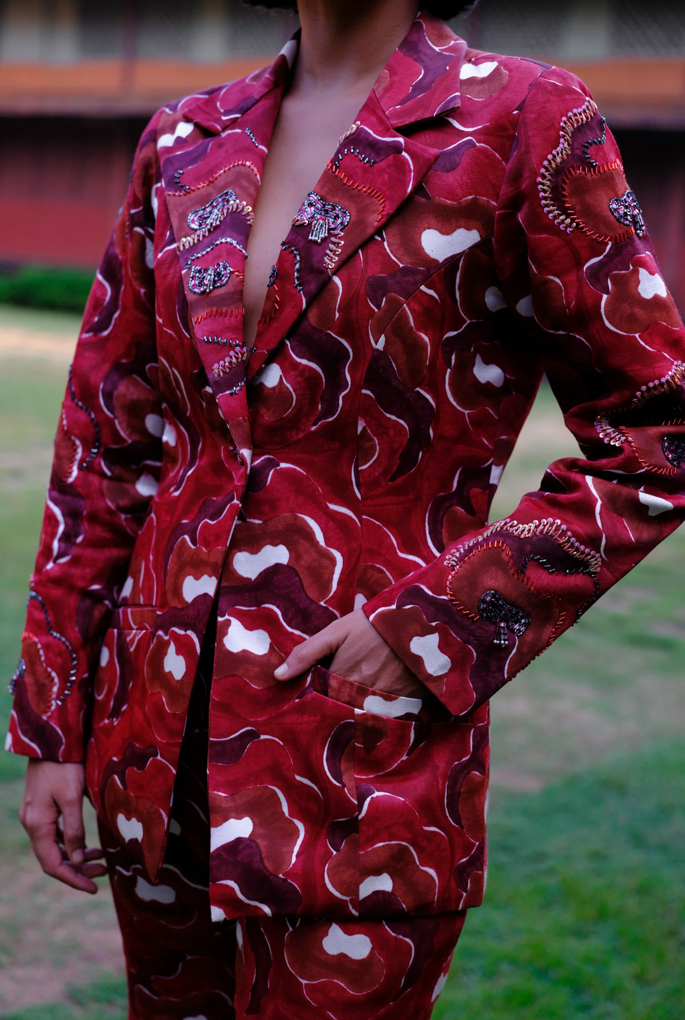 Salima Silk Pantsuit - Image 5