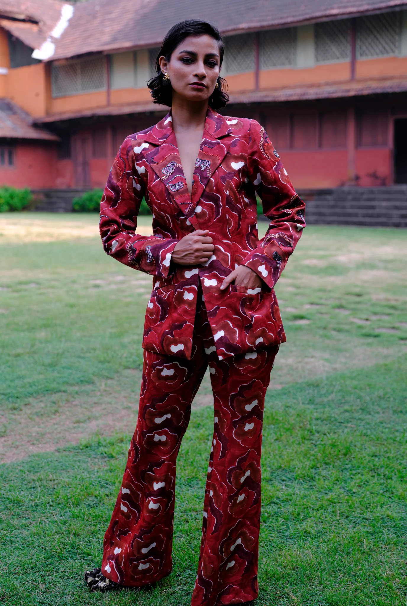 Salima Silk Blazer - Image 4