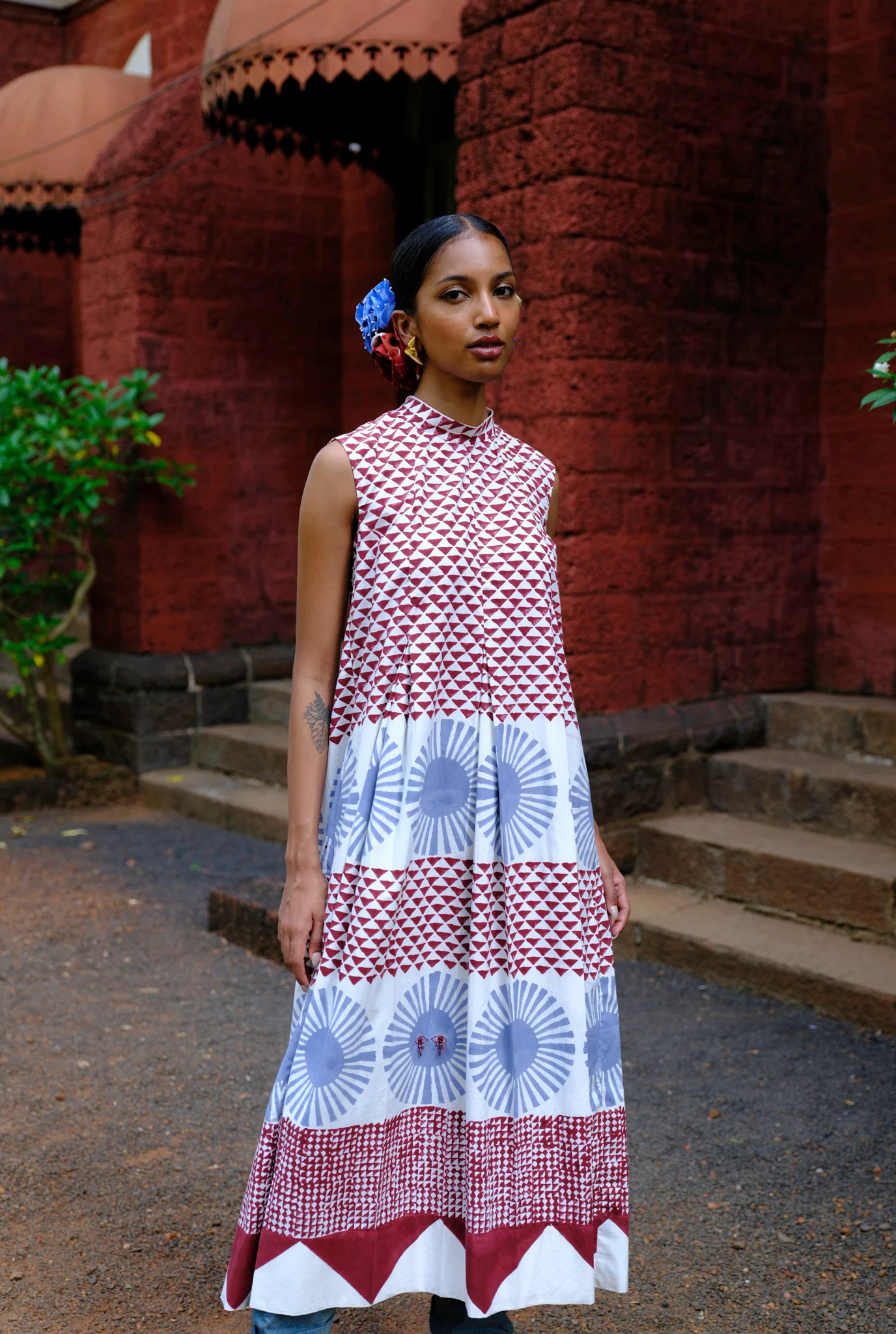 Sanna Pleated Dress - Image 3