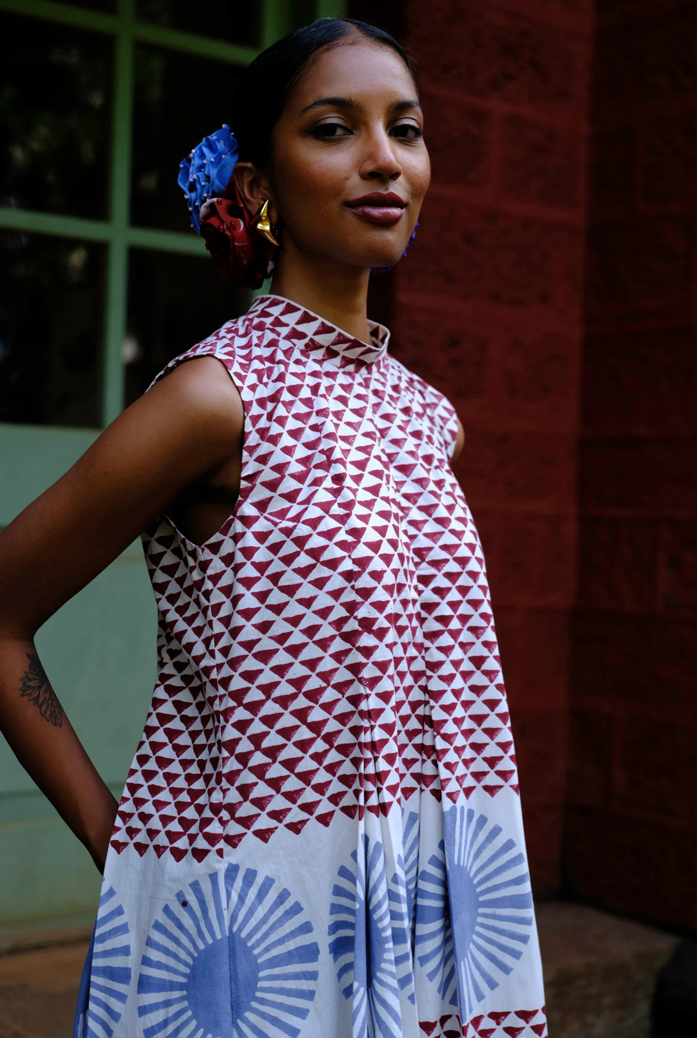 Sanna Pleated Dress - Image 4