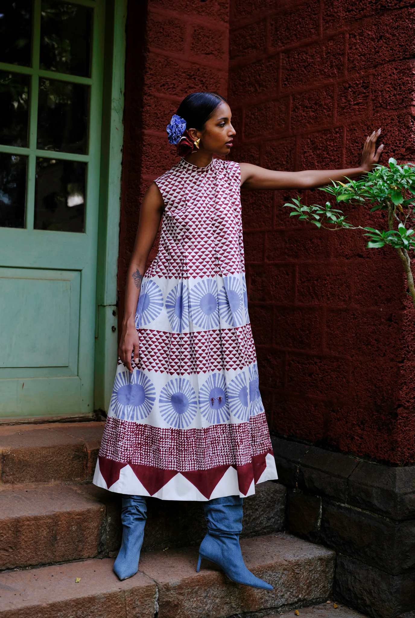 Sanna Pleated Dress - Image 6