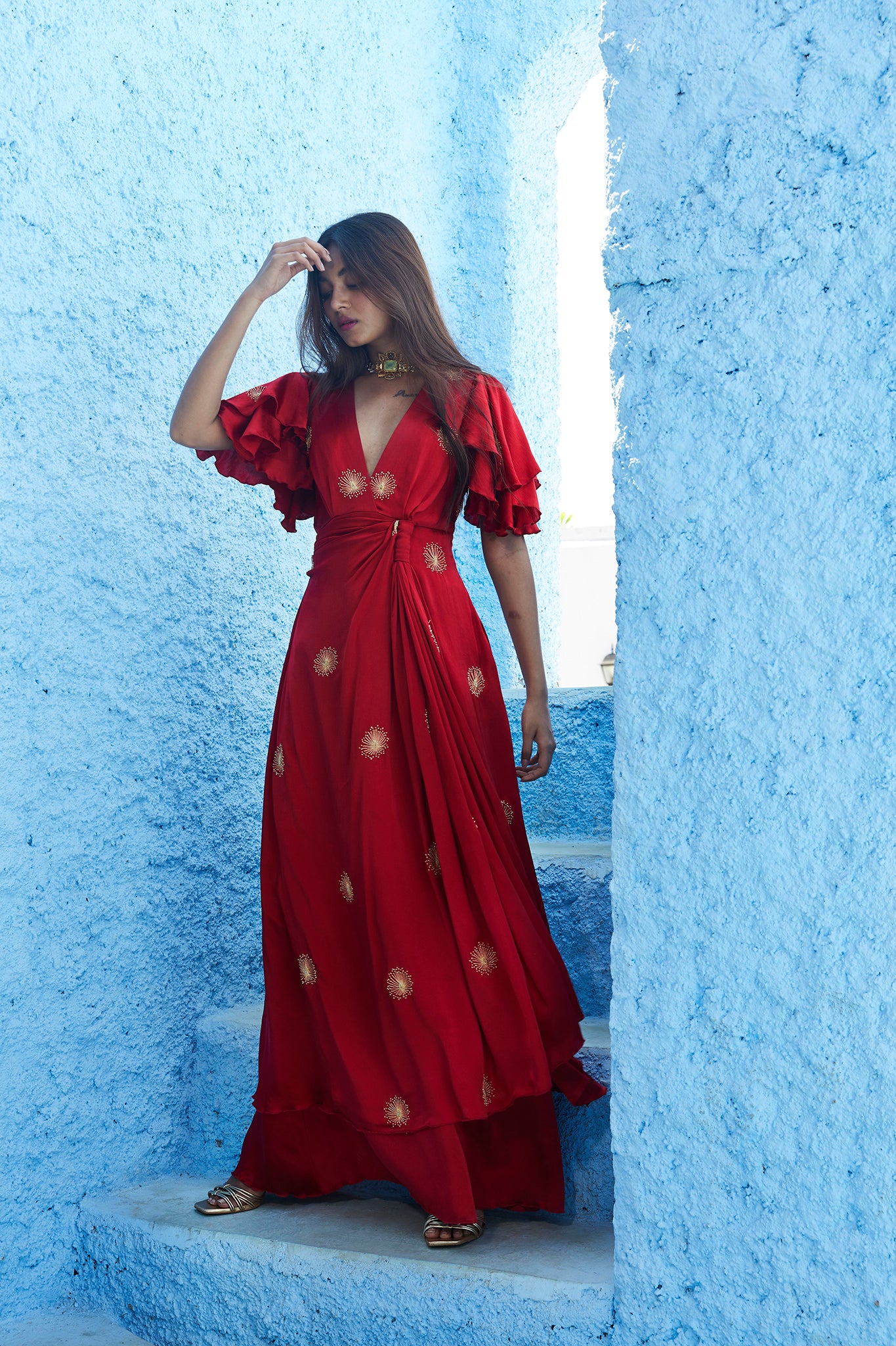 Shazneen Silk Dress - Image 3