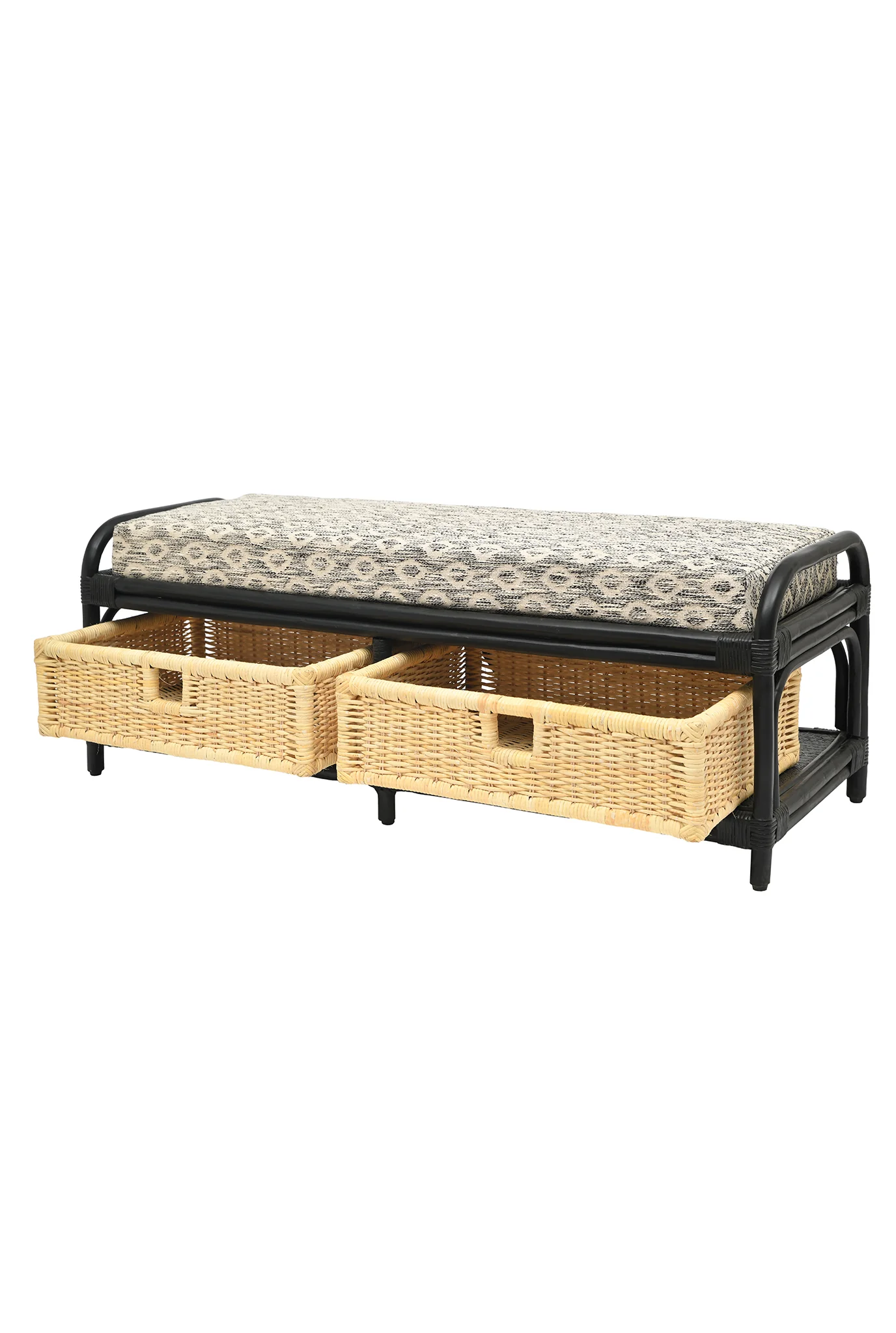 Spink Bamboo Storage Bench (Shipping Only In India) - Image 4
