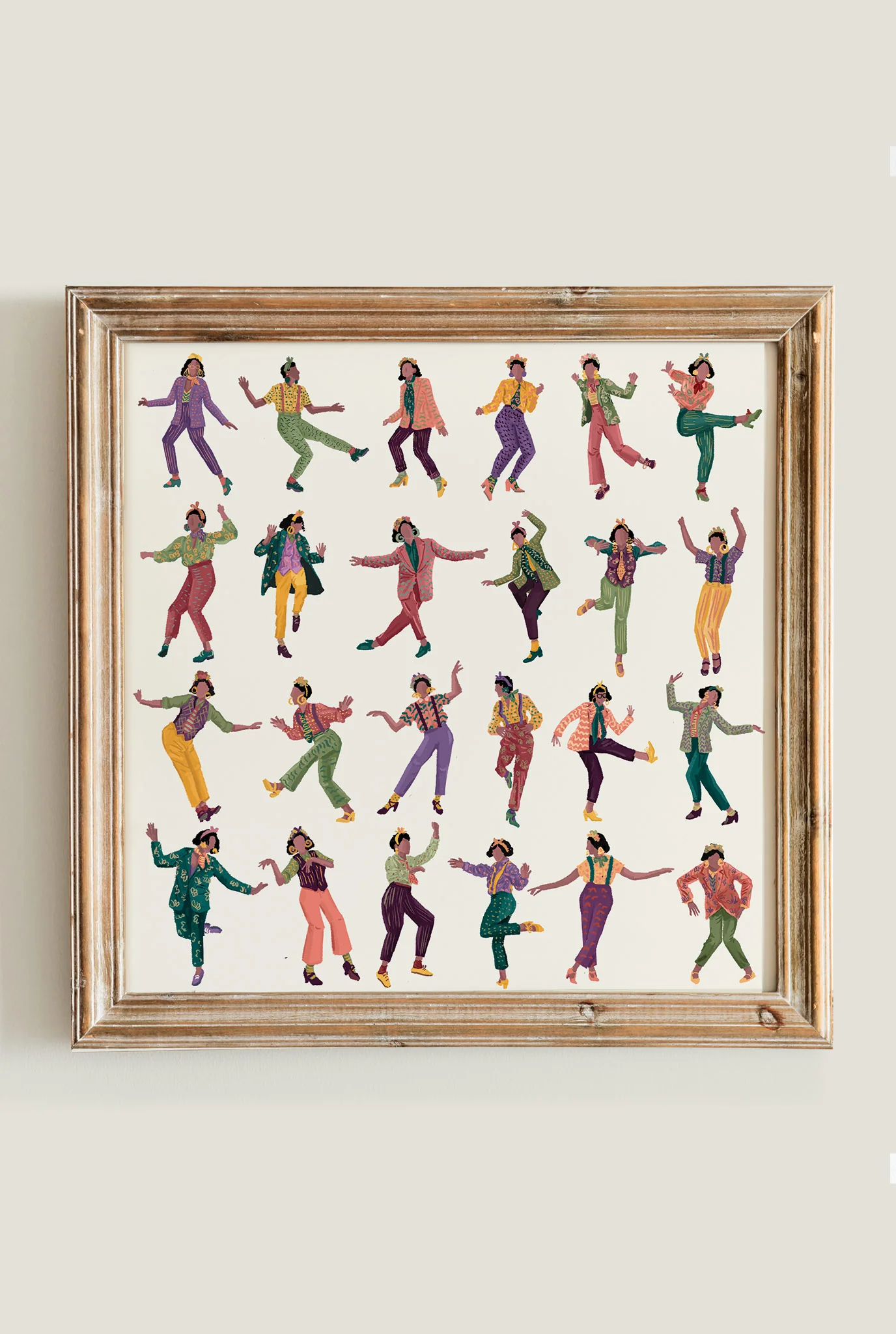 Swinging In Pants Art Print