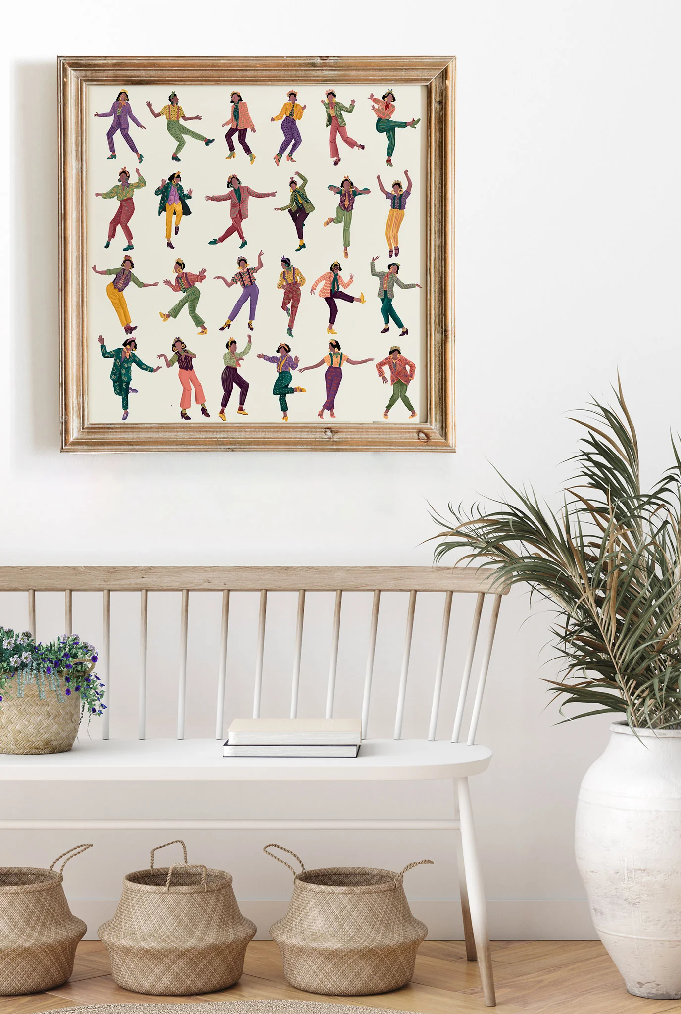 Swinging In Pants Art Print - Image 2
