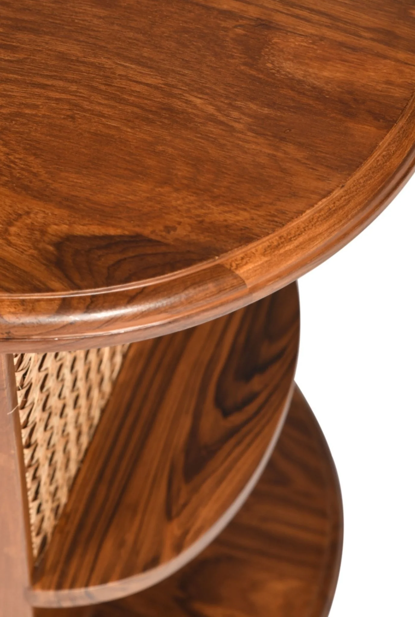 Swivel Teakwood Side Table (Shipping Only In India) - Image 5