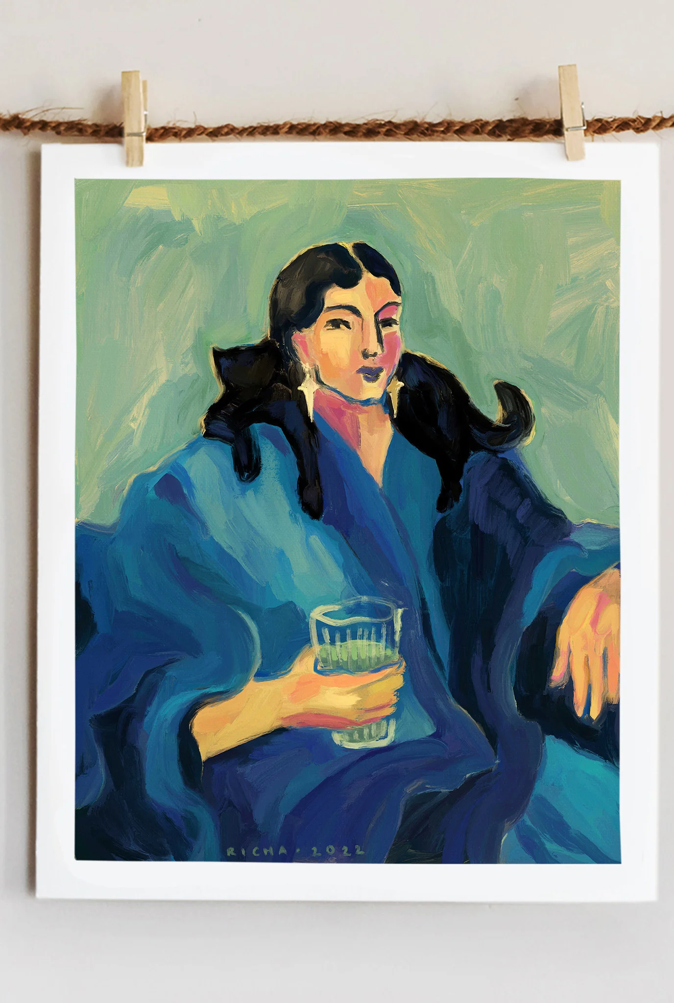 Tara's Shadow Art Print