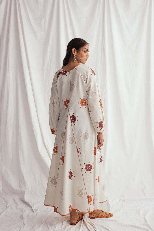 Thandai Peasant Dress - Image 6