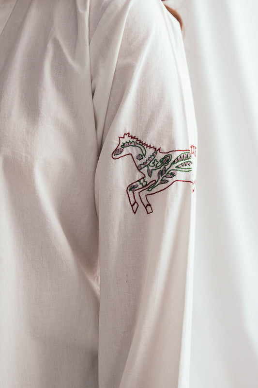 Thandai Solid Shirt - Image 5