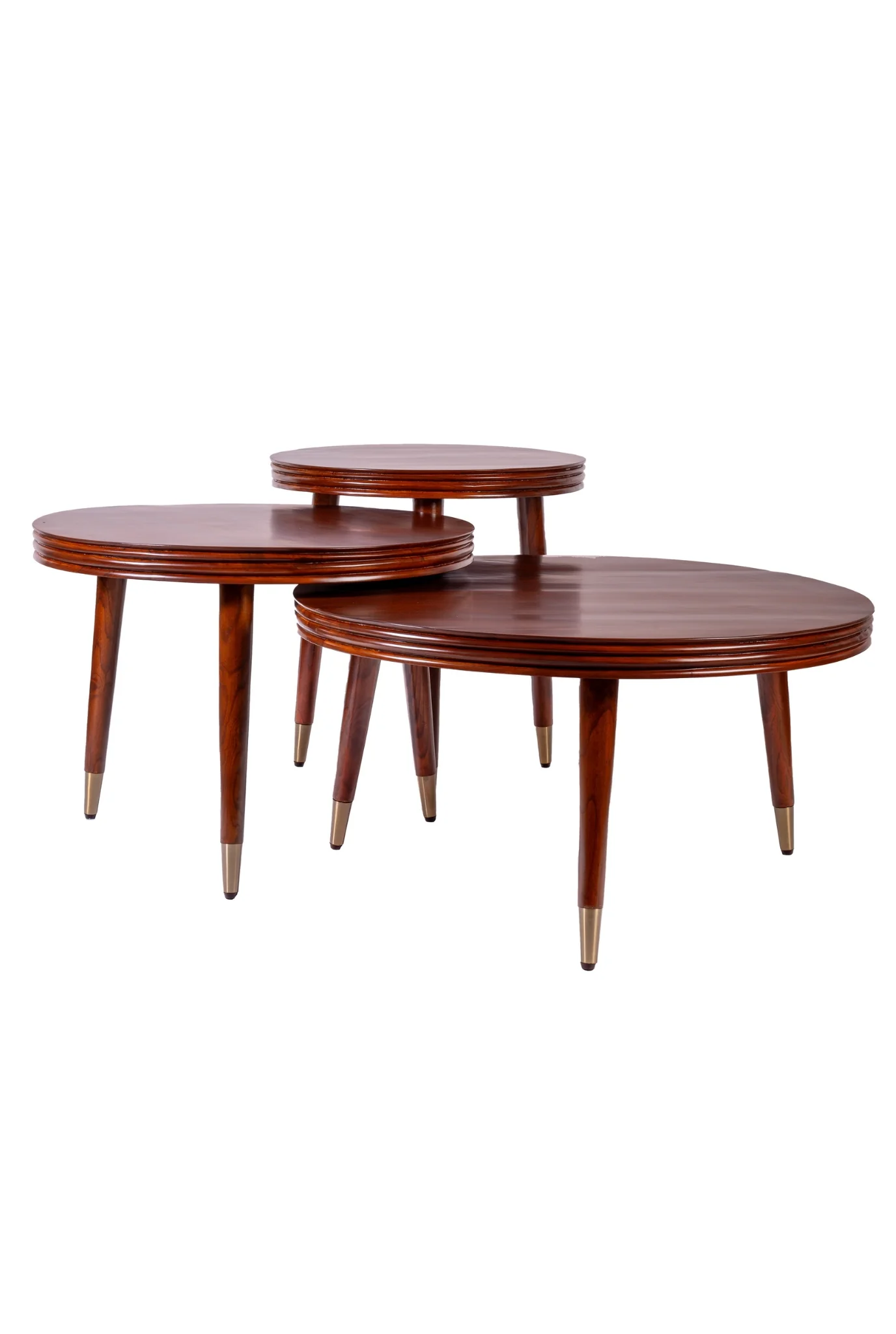 Trilaya Teakwood nested Table - Image 5