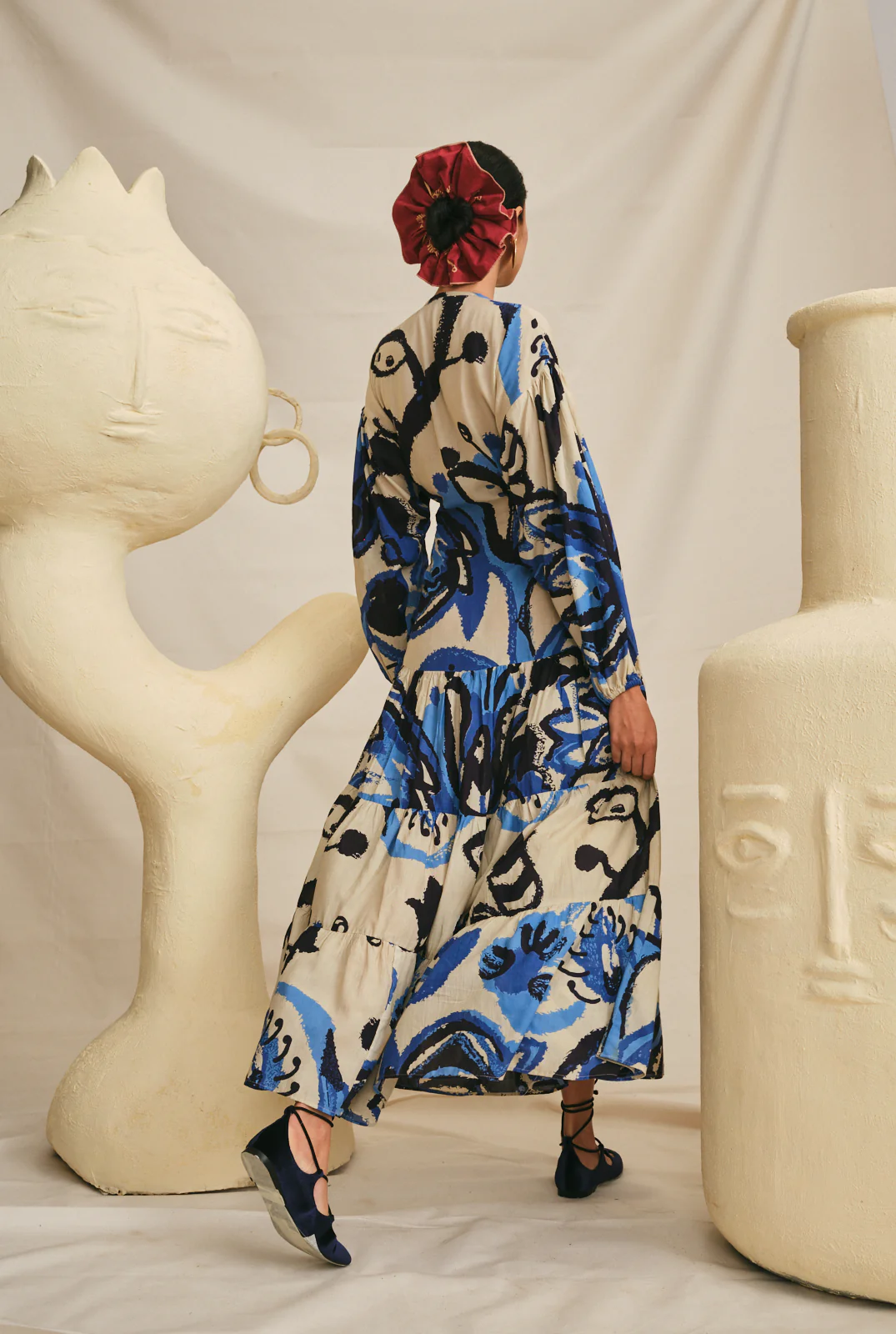 Tulika Peasant Dress - Image 5