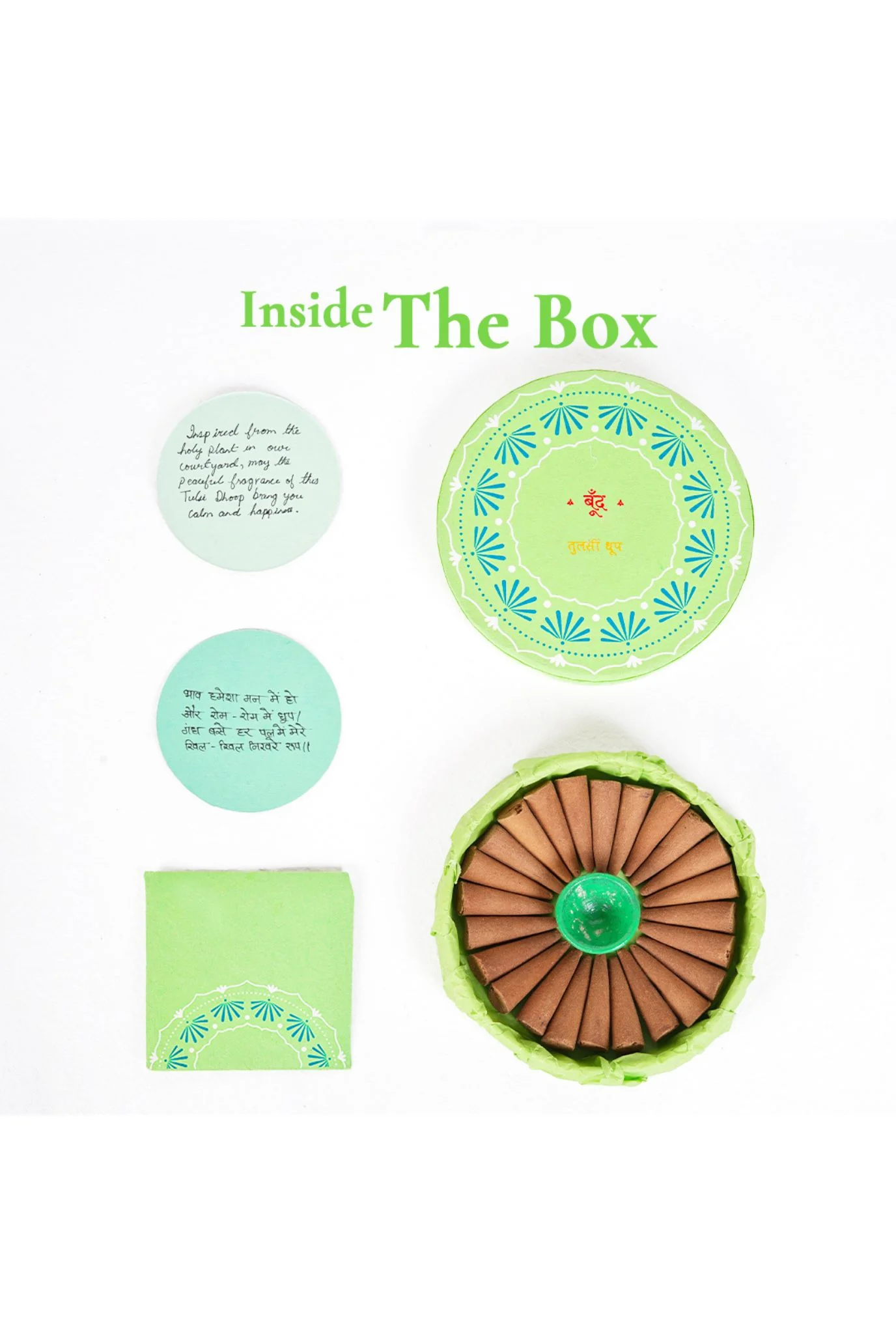 Tulsi Dhoop - Holy Basil Incense Cones - Image 3