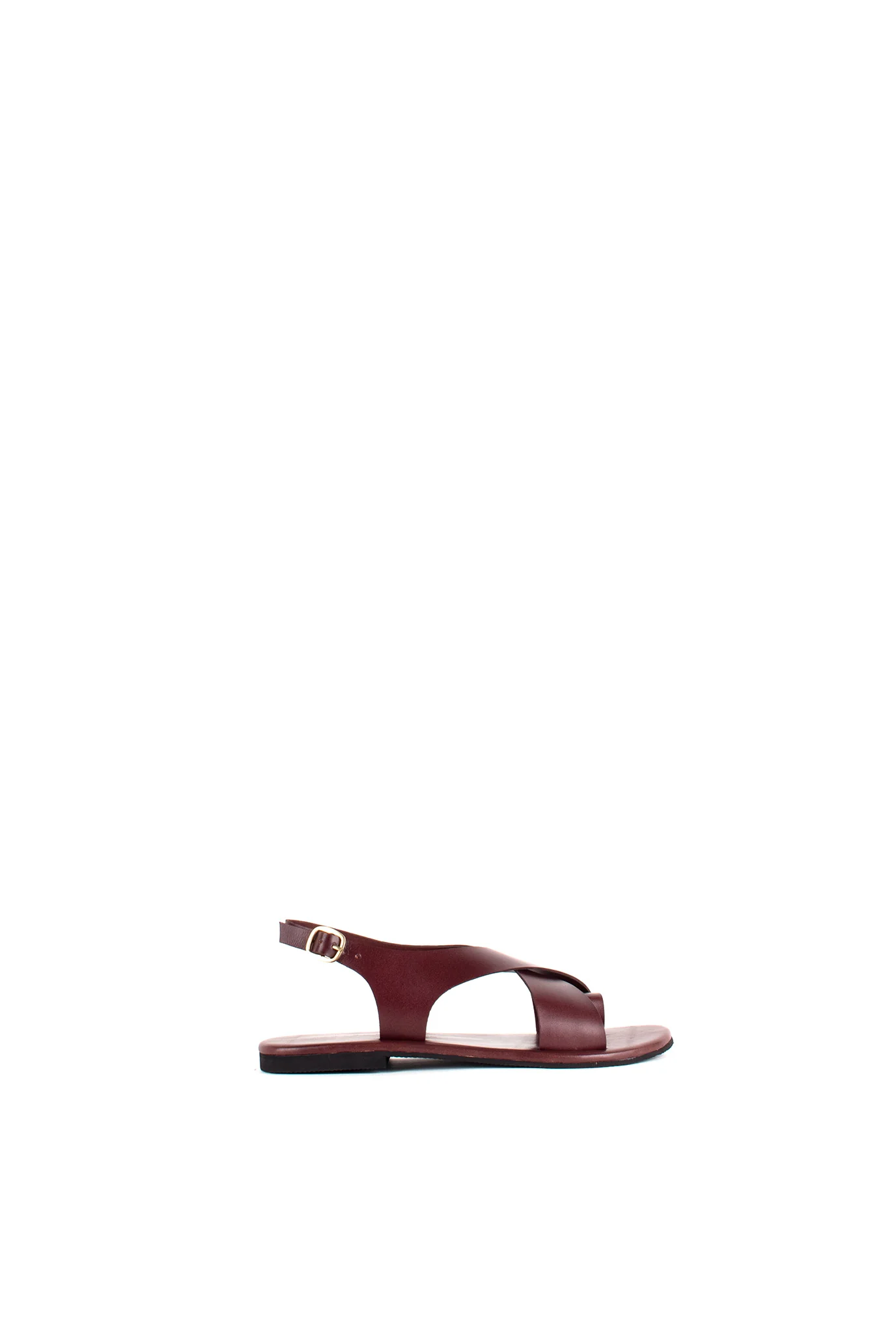 Crossover - Strap Leather Women's Sandals - Image 10