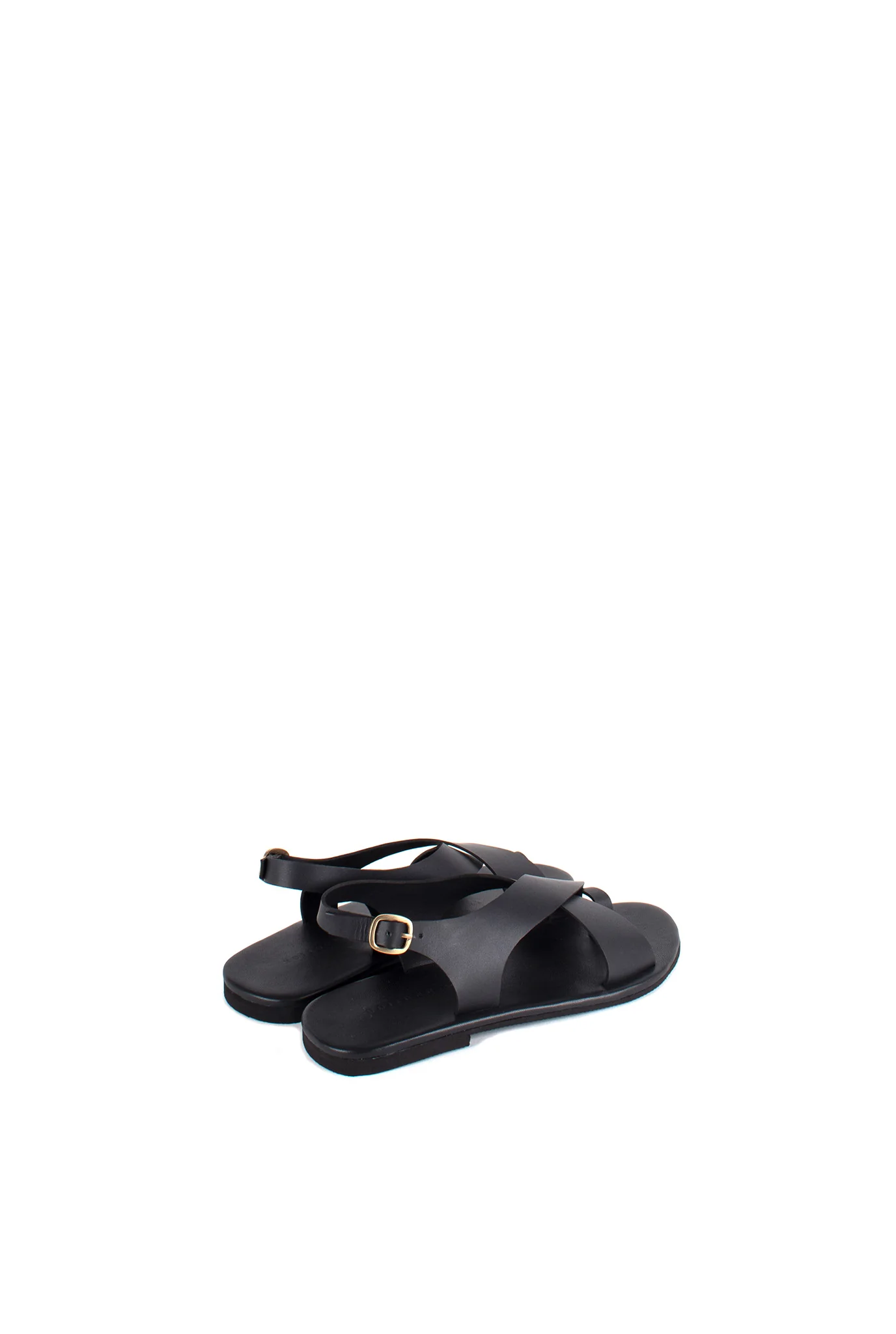 Crossover - Strap Leather Women's Sandals - Image 13