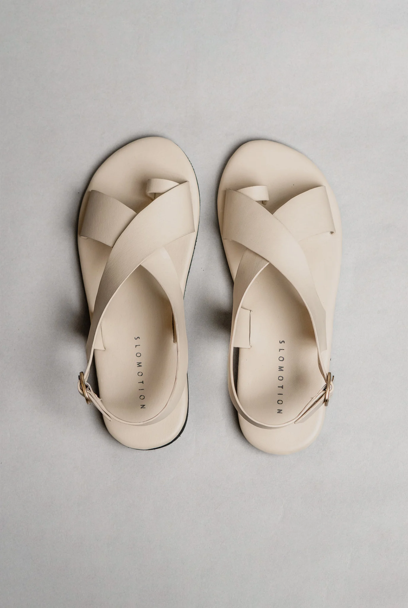 Crossover - Strap Leather Women's Sandals - Image 3