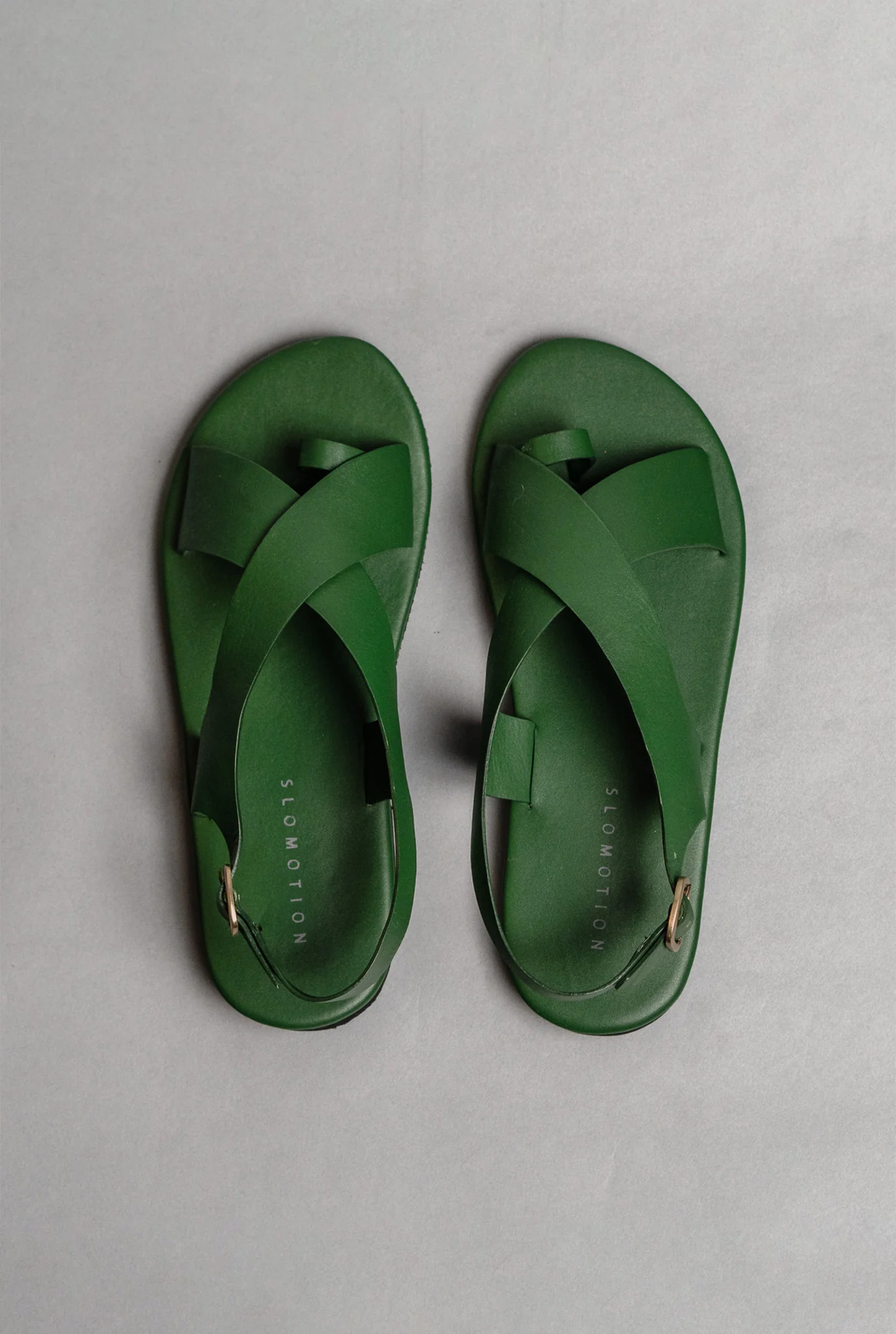 Crossover - Strap Leather Women's Sandals - Image 4