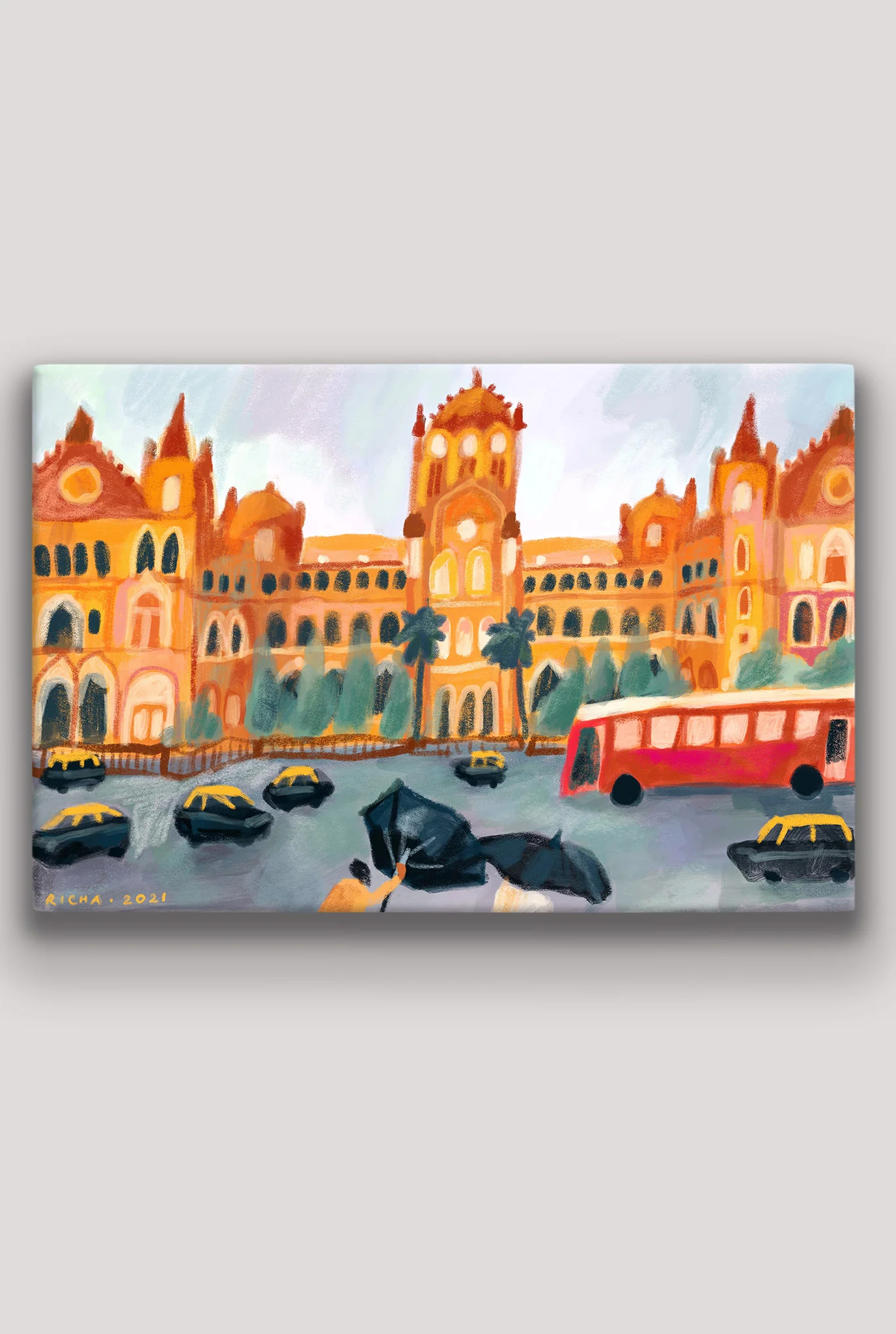 Victoria Terminus Art Print