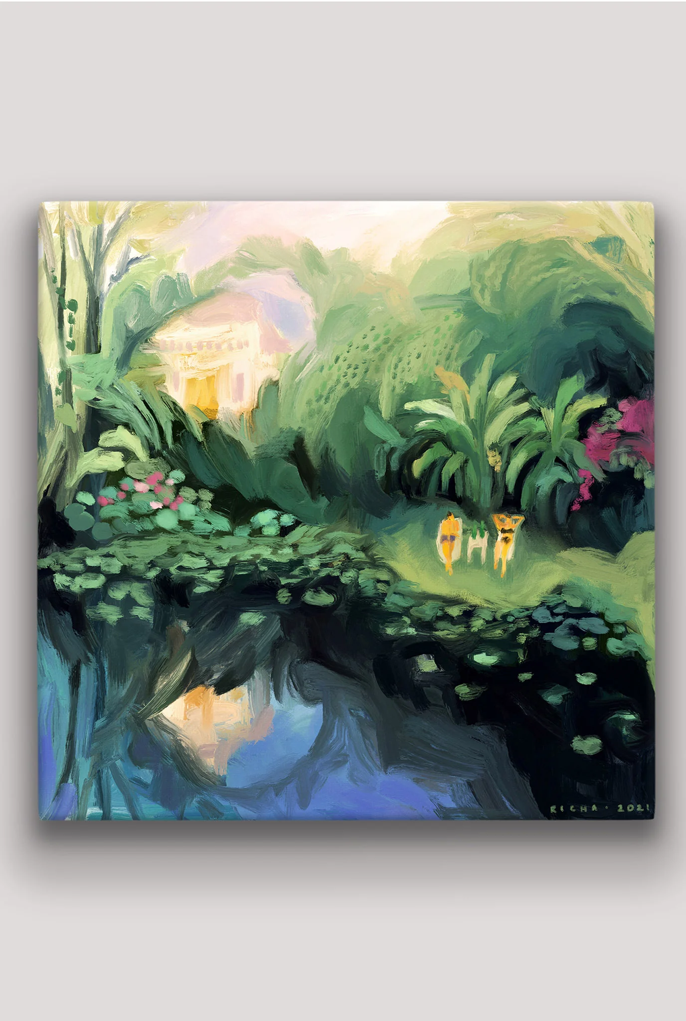 Wild Pond Villa Art Print
