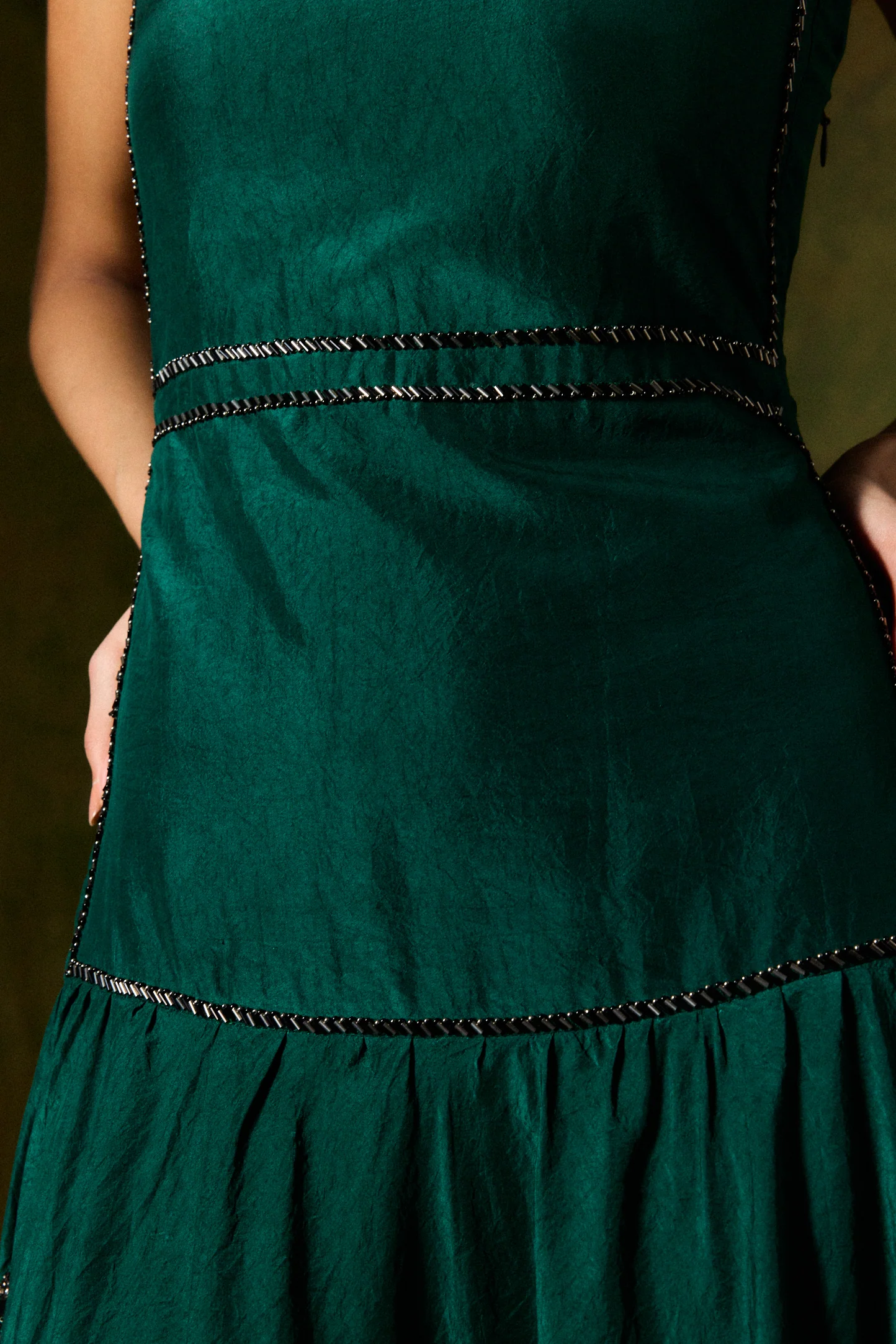 Zafira Silk Dress - Image 5