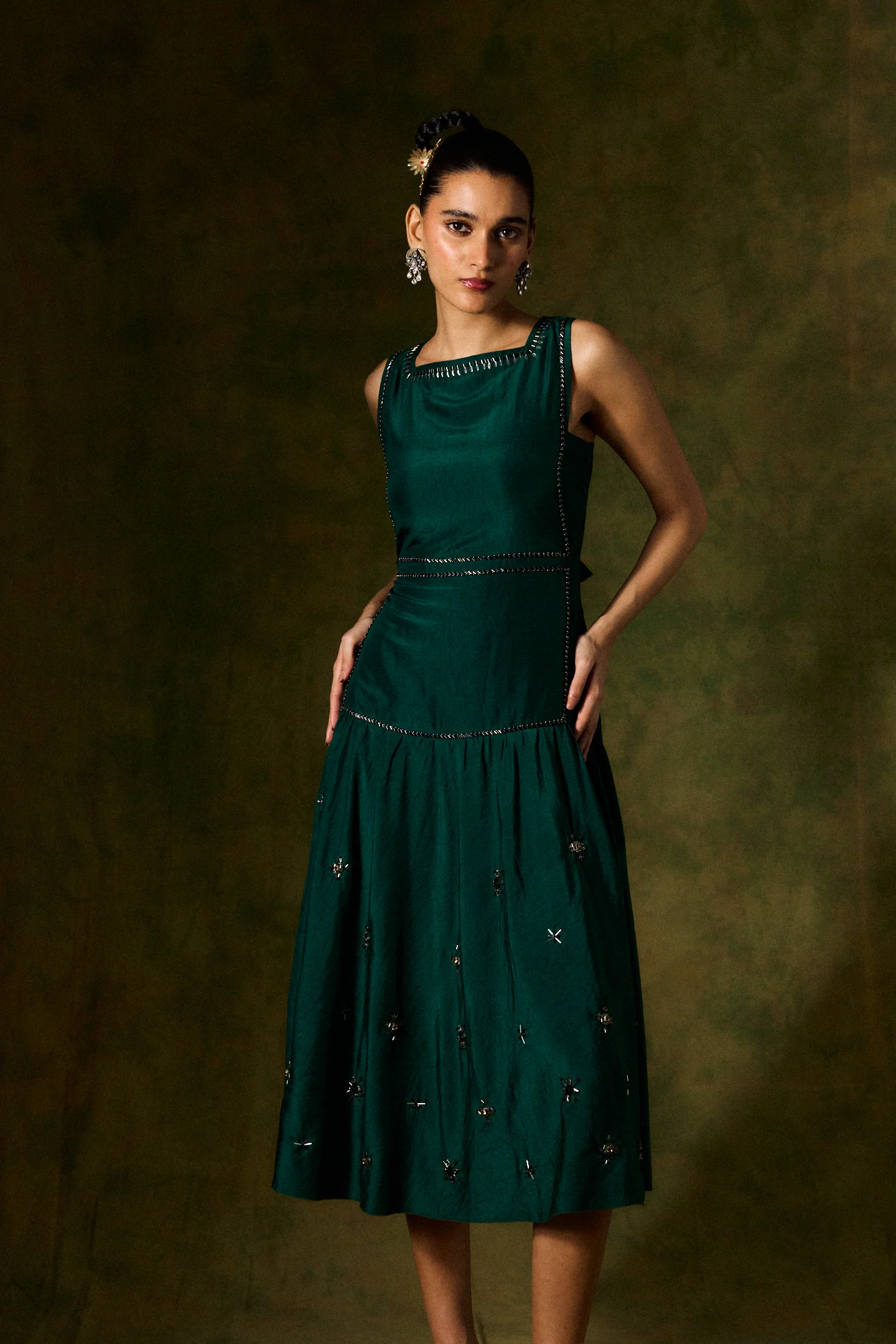 Zafira Silk Dress - Image 6